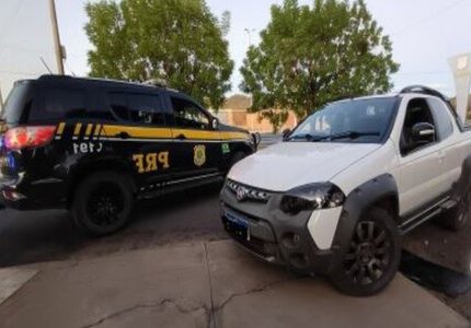 Caminhonete furtada em Divinópolis é recuperada na Bahia por agentes da Polícia Rodoviária Federal PF