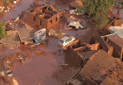 Vale e BHP podem arcar com indenização bilionária no crime ambiental da Samarco, em Mariana e na Bacia do Rio Doce barragem do fundão - Mariana