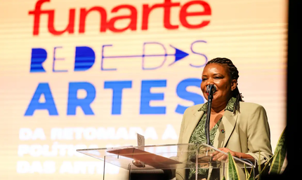 Ministra da Cultura Margareth Menezes defende política cultural sólida e permanente