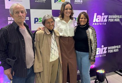 “Laiz voltou para a política e é candidata a prefeita de Divinópolis, por que nós liberamos”, diz Áurea Soares, mãe dela