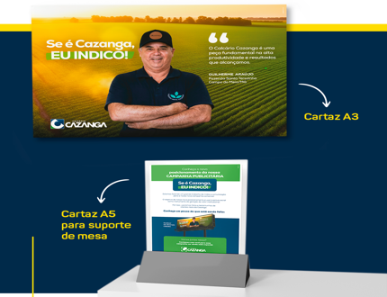 Publipost: “Se é Cazanga eu indico”. Nova campanha da Calcário Cazanga é assinada pela Agência BluePause. publipost Blue Pause