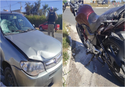Divinópolis: Mulher que admitiu ter bebido, se fere ao bater com a moto em um carro, na BR-494 1723412796391801 (1)