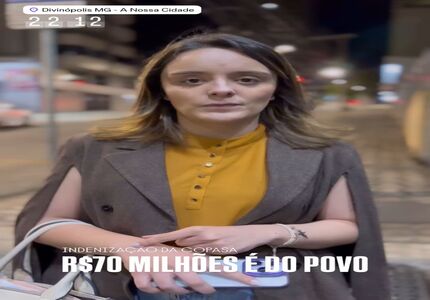 Pré-candidata Laiz Soares diz que R$ 70 milhões da Copasa não é da Prefeitura tem que ser devolvido para população WhatsApp Image 2024-08-02 at 11.44.38 (1)