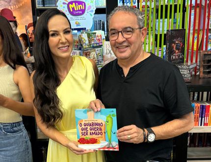 Lançamento de livro infantil em Divinópolis promove alimentação saudável para crianças quiabinho - Capa