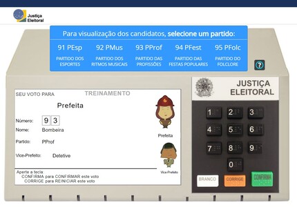 Eleições 2024: Simulador do TSE ajuda eleitores a praticar os votos em urna digital simul