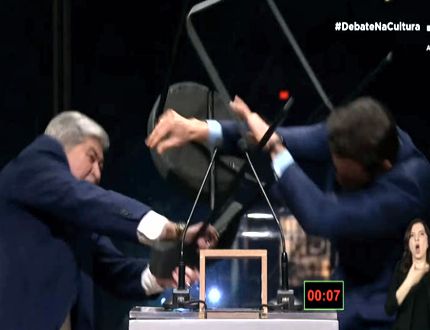 Datena é expulso após agredir Marçal com cadeirada em debate na TV Cultura; Debate segue com tensão entre candidatos a prefeito de São Paulo
