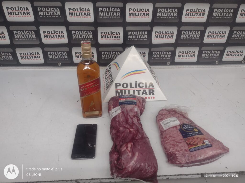 Polícia Militar prende jovem de 22 anos por furto em supermercado em Divinópolis IMG-20240918-WA0008