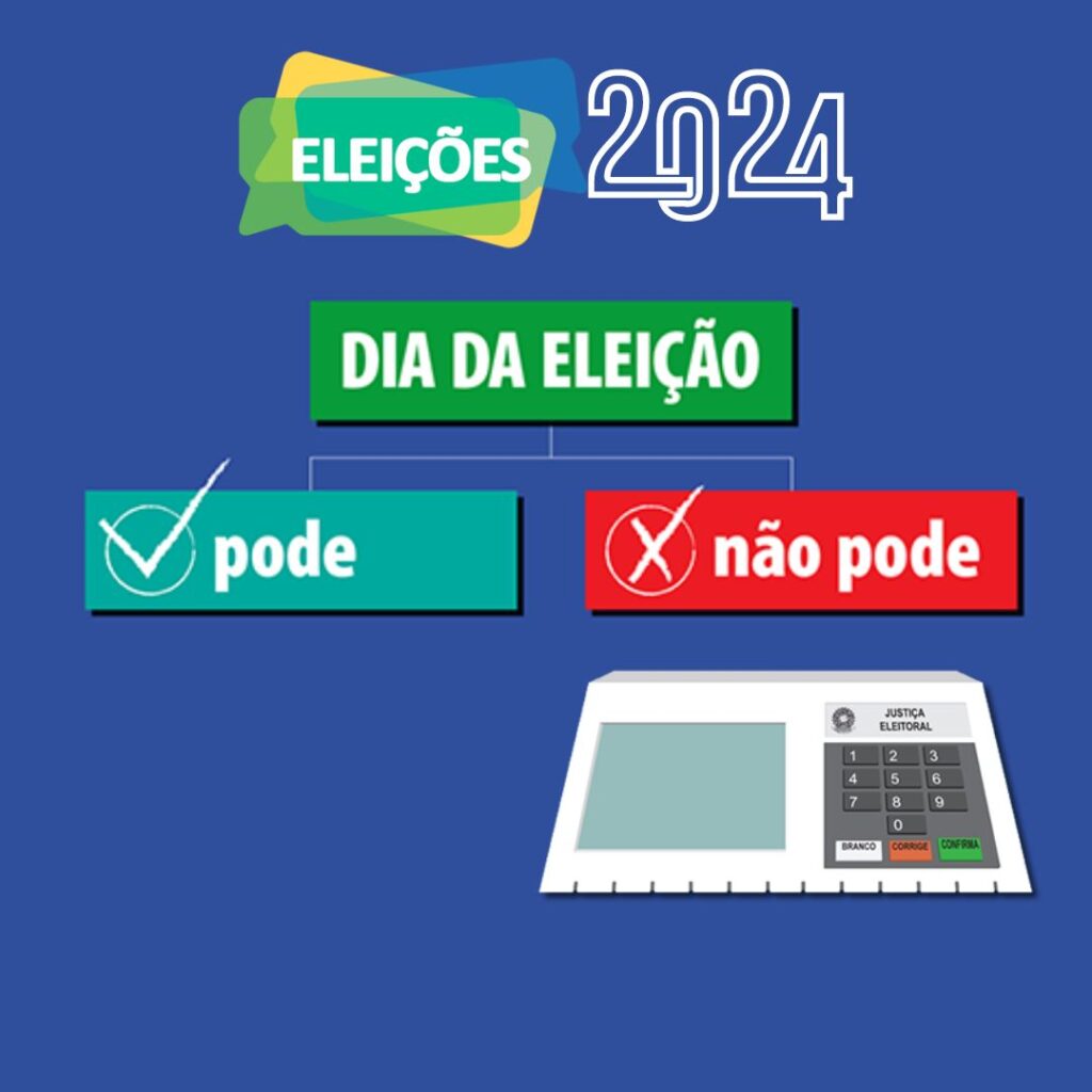 Eleições 2024: O que eleitores e candidatos podem ou não podem fazer no dia da votação Divinwes (11)