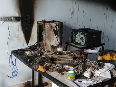 CRAS de Pompéu é vandalizado com incêndio e pichação por adolescentes
