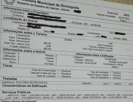 URGENTE – EXCLUSIVO: contribuintes de Divinópolis pagam IPTU indevido (a mais) desde a troca do sistema Sonner para Betha; Prefeitura esconde problema