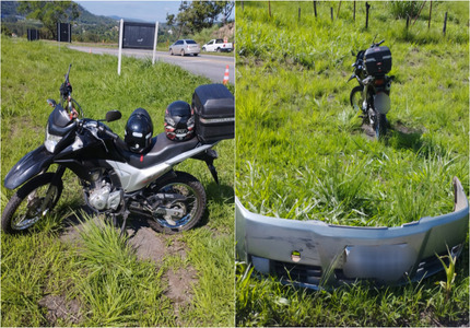Divinópolis: Motorista bate em moto na MG-050, foge e não presta socorro 1000194891
