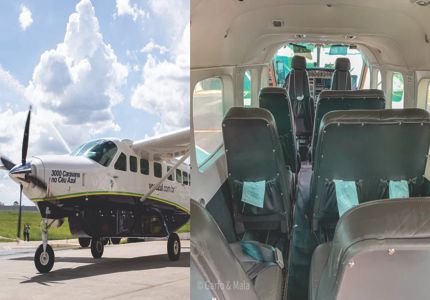 Retomada dos voos no Aeroporto de Divinópolis começa na segunda-feira (11); pouso do Cessna da Azul, procedente de Campinas é às 9h25m CESSNA 5
