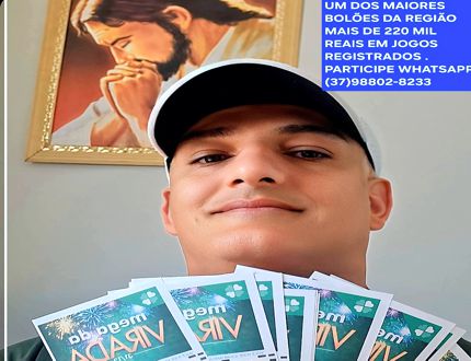 MEGA DA VIRADA: Dois bolões de Divinópolis somam R$ 300 mil reais em jogos; ante a expectativa de prêmio que pode ultrapassar R$ 700 milhões Giovannni 2
