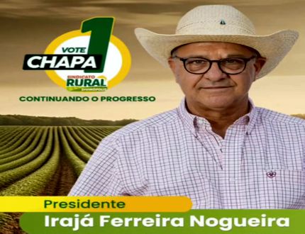 Chapa 1 vence eleição do Sindicato Rural de Divinópolis; Irajá Nogueira é reeleito presidente Irajá Nogueira