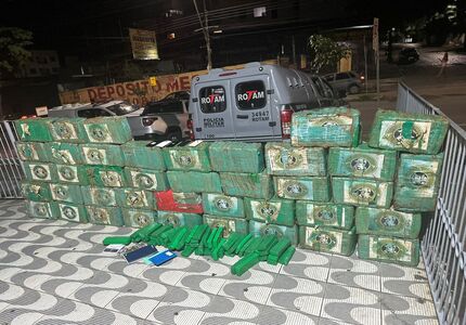 Divinópolis: Polícia Militar apreende dupla de traficantes com uma tonelada de maconha droga apreendida 2 (1)