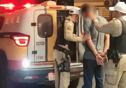 Polícia prende homem que agrediu e ameaçou de morte a enteada de 11 anos em motel de Contagem