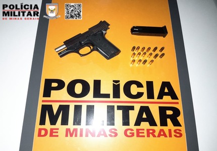 Polícia apreende pistola e prende motorista durante blitz em Bom Despacho IMG_6119