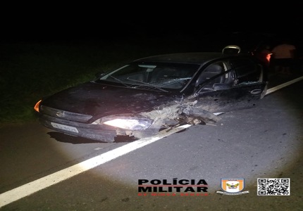 Ultrapassagem perigosa resulta em acidente na BR-354 em Formiga e idoso fica ferido IMG_6380