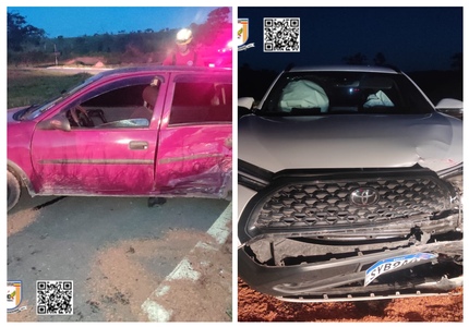 Batida na BR-494 em Divinópolis deixa dois feridos; Motorista alega que teve um “lapso mental” e acabou perdendo o controle IMG_6388