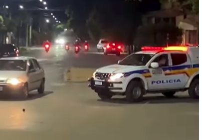 Operação da Polícia Militar combate motoqueiros baderneiros e garante a ordem pública em Lagoa da Prata; Divinópolis ocorreram alguns Lagoa da Prata