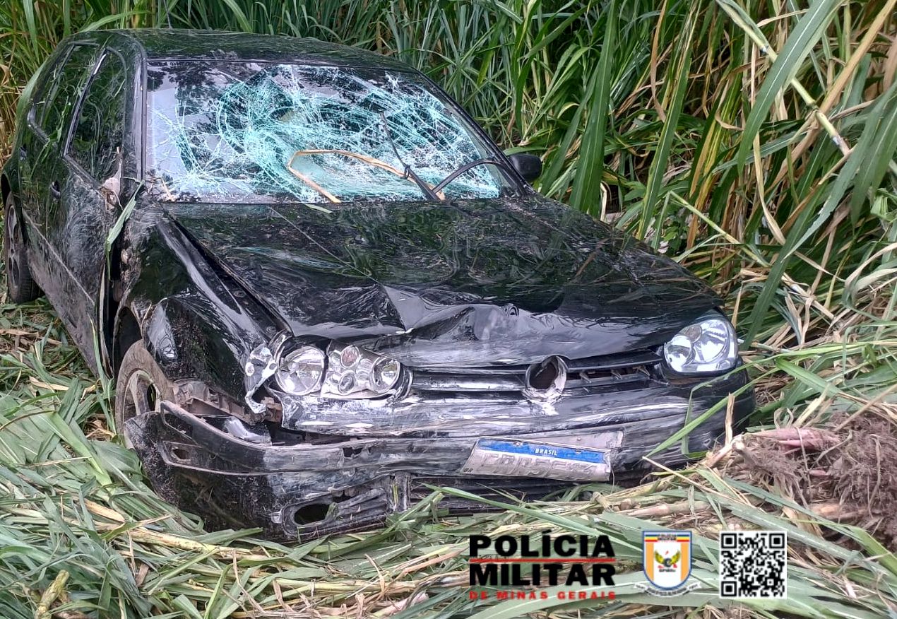 Possivelmente embriagado ou sem habilitação condutor abandona local de acidente na MG-050 em Formiga