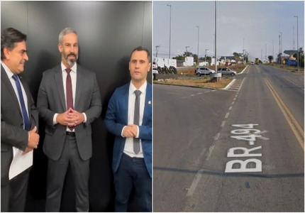 Deputado Domingos Sávio e Senador Cleitinho pedem duplicação de trecho da BR-494, em Divinópolis