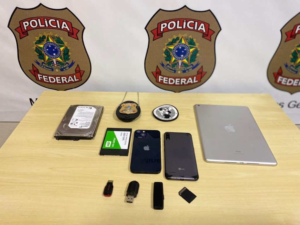 Homem é alvo de Operação da PF em Divinópolis por armazenar cenas de abuso sexual infantojuvenil pf2
