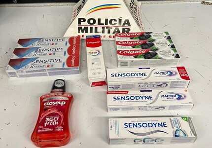 "Sorria, você está sendo detido!": Polícia prende jovem do "Sorriso Colgate", no bairro Niterói produtos de higiene furtados em divinópolis (1)