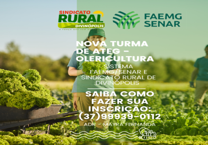 Inscrições abertas para o programa ATEG em olericultura em Divinópolis IMG_4597 (1)