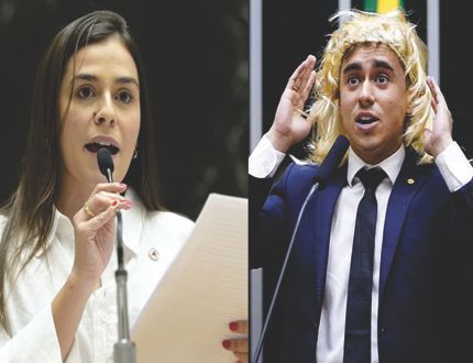 Deputada mineira, Lohanna França, "cutuca" Nikolas Ferreira em vídeo: "Parece preocupado com os brasileiros, mas vota contra isenção de impostos para cesta básica" Lohanna - Nikolas 2