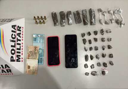 PM prende jovem mulher de 22 anos e apreende drogas e munições em Nova Serrana WhatsApp Image 2025-01-24 at 09.24.16 (1)