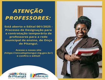 Prefeitura de Onça de Pitangui abre edital para contratação temporária de professores WhatsApp Image 2025-01-29 at 06.50.37 (1)