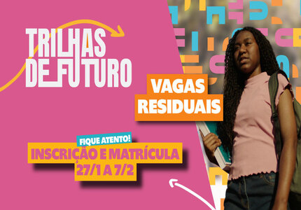 'Trilhas de Futuro' abre inscrições para vagas residuais em cursos profissionalizantes trilha ddo futuro (1)