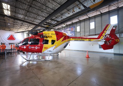 Governo de Minas Gerais reforça atendimento aeromédico com novos helicópteros