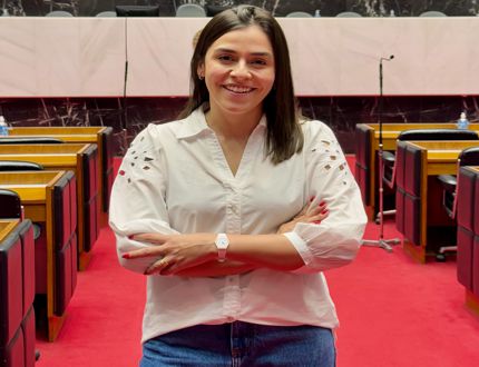 Deputada Lohanna (PV) é eleita líder da maior bancada feminina da história da ALMG Lohanna 2