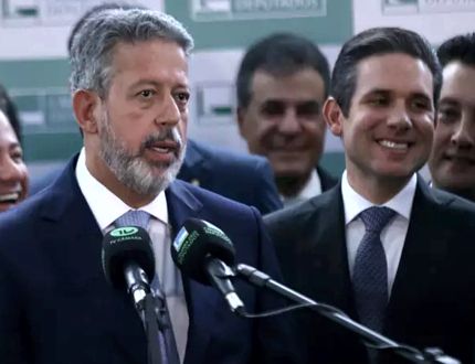 Arthur Lira prevê eleição rápida e destaca amplo apoio da Casa a Hugo Motta (Republicanos), que deverá ser eleito presidente da Câmara arthur - Hugo