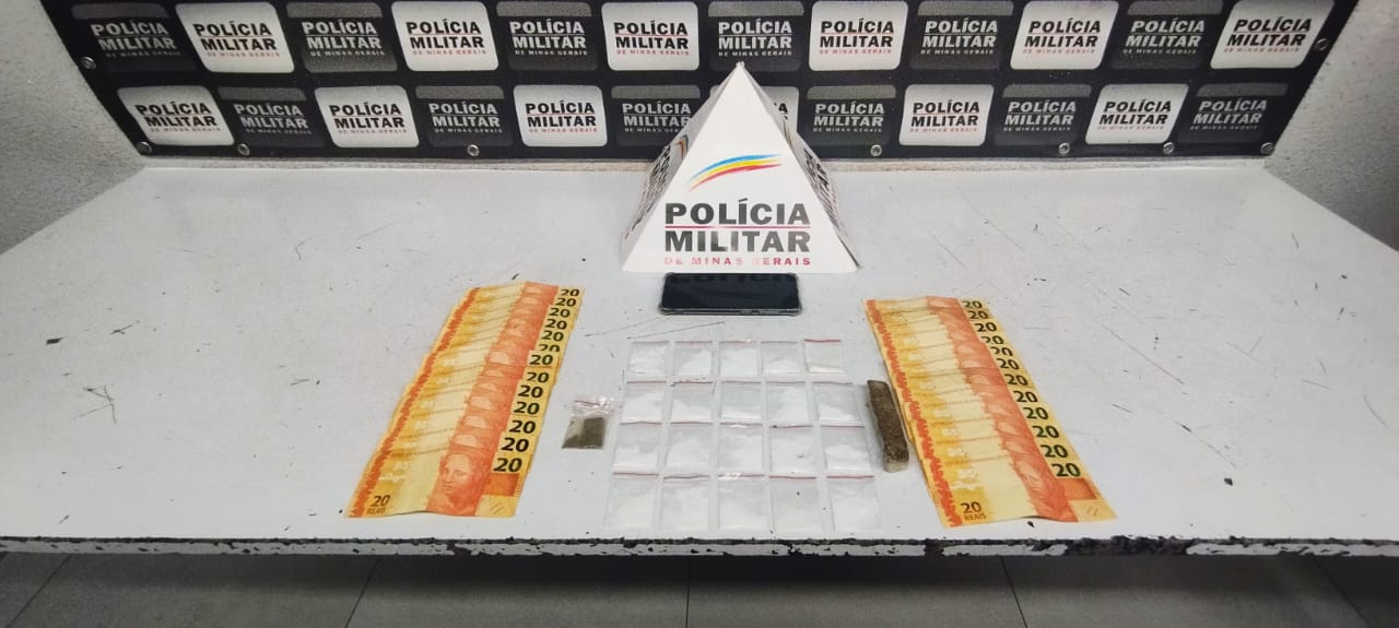 Polícia Militar apreende cocaína, maconha e dinheiro falso em Divinópolis; dois suspeitos são presos no bairro Chácaras Santa Rita