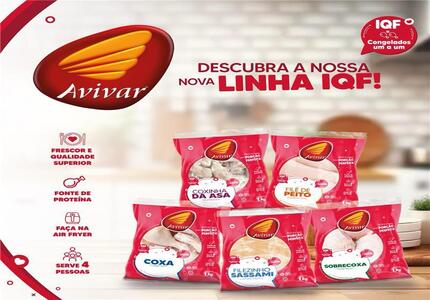 Avivar apresenta nova linha de frango IQF com cortes congelados individualmente AVIVAR IQF (1)