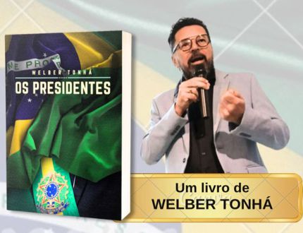 Autor de “Os Presidentes”, Welber Tonhá leva Divinópolis à Bienal do Rio Livro Tonhá 2