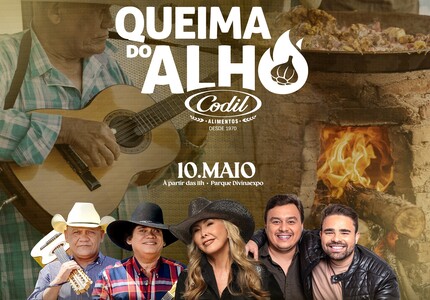 Queima do Alho Divinaexpo 2025: Cultura e Solidariedade é no dia 10 de maio QUEIMA DO ALHO 2 CAPA SITE (1)