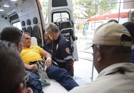 Bolsonaro é levado às pressas para hospital, após passar mal no Rio Grande do Norte bolsonaro (1)
