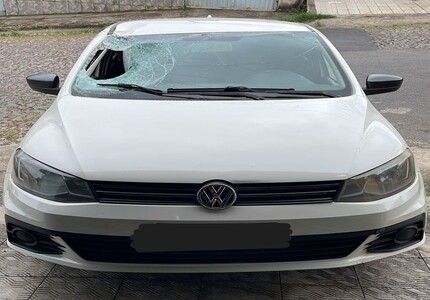 Carro atropela cavalo na MG-050 e passageira adolescente de 15 anos fica ferida carro (1)
