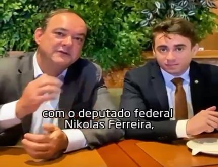 Flávio Roscoe, presidente da FIEMG, se alia a Nikolas Ferreira contra aumento de energia elétrica, enquanto nome do deputado repercute após prisão de primo por tráfico