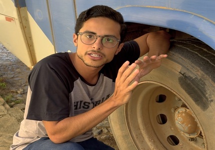 Más condições do transporte escolar em Divinópolis é fiscalizada pelo vereador Vitor Costa