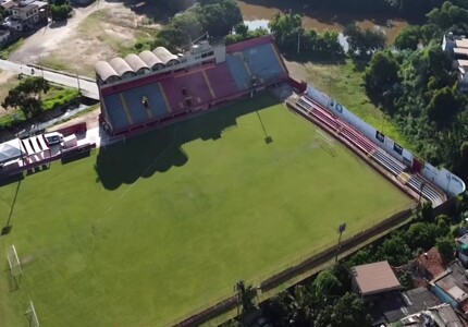 Guarani de Divinópolis divulga valores de ingressos e pontos de venda para estreia no Módulo II do Mineiro arena sicoob divicred farião vista aérea (1)