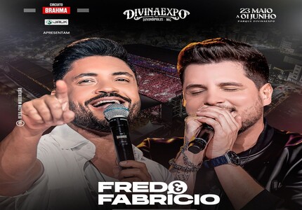 Fred & Fabrício se apresentam hoje no palco da Divinaexpo