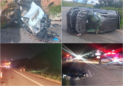 Três acidentes com mortes em Divinópolis e região são registrados pela Polícia Militar Rodoviária, nas últimas 24 horas montagem acidentes (1)