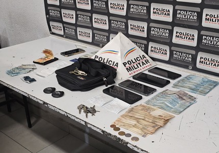 Estelionatário de Divinópolis é preso com R$ 22 mil reais em dinheiro e documentos falsos polícia prende estelionatário em divinópolis (1)