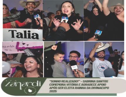 Torcidas organizadas de familiares e amigos das candidatas dão show de energia na Divinaexpo 2025 torcida organizada 8