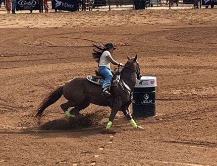 Divinaexpo recebe as classificatórias e semifinais do Rodeio Cronometrado nesta sexta-feira (30) três tambores 2
